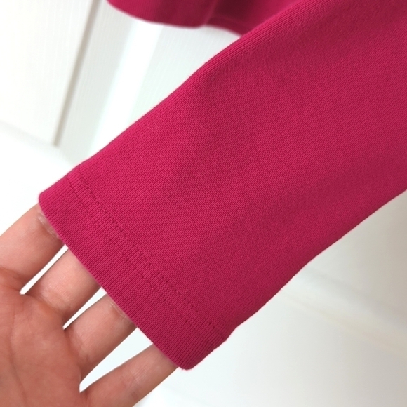 Ralph Lauren Sport Y2K Vintage Classic Long Sleeve Crewneck T-shirt Hot Pink S - Picture 8 of 10